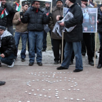 Митинг солидарности с жителями Сектора Газа в Санкт-Петербурге