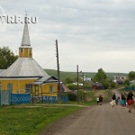 Старинная деревянная мечеть в селе Яндовище