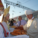 Приезд председателя ДУМЕР Равиля Гайнутдина в г,Сергач 