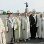 В центре Оша, годовщина трагических событий.